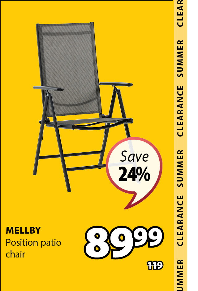 MELLBY Patio Chair | Save 24%