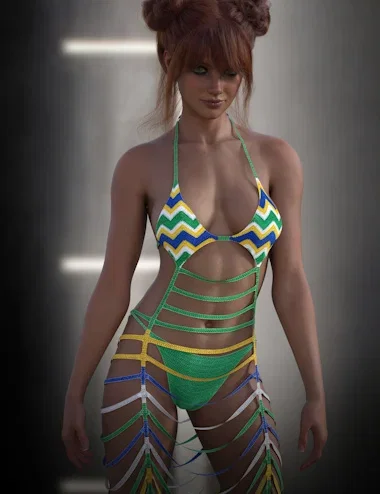 dForce Corda Swimsuit for Genesis 9 and 8 Female