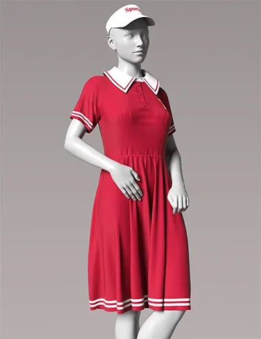 dForce GN Summer Dress for Genesis 9 and 8 Female