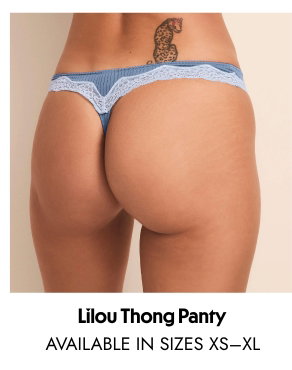 Lilou Thong Panty - available in sizes XS–XL
