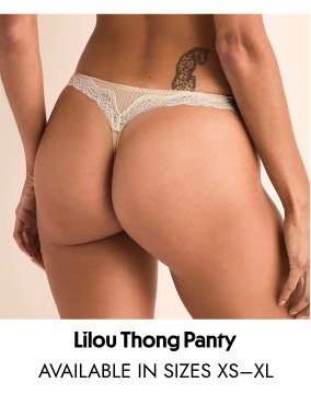 Lilou Thong Panty - available in sizes XS–XL