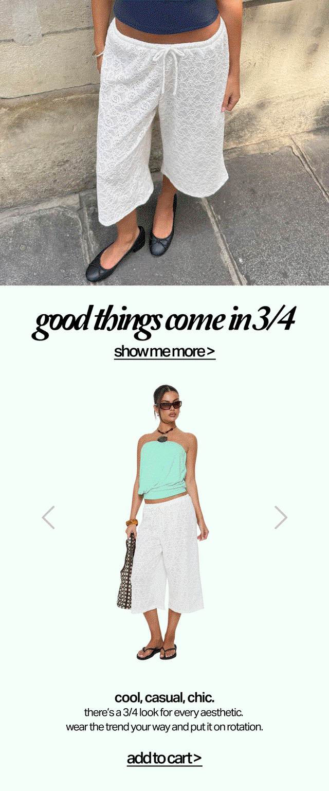 You NEED to try it. Here’s some of our 3/4 faves >