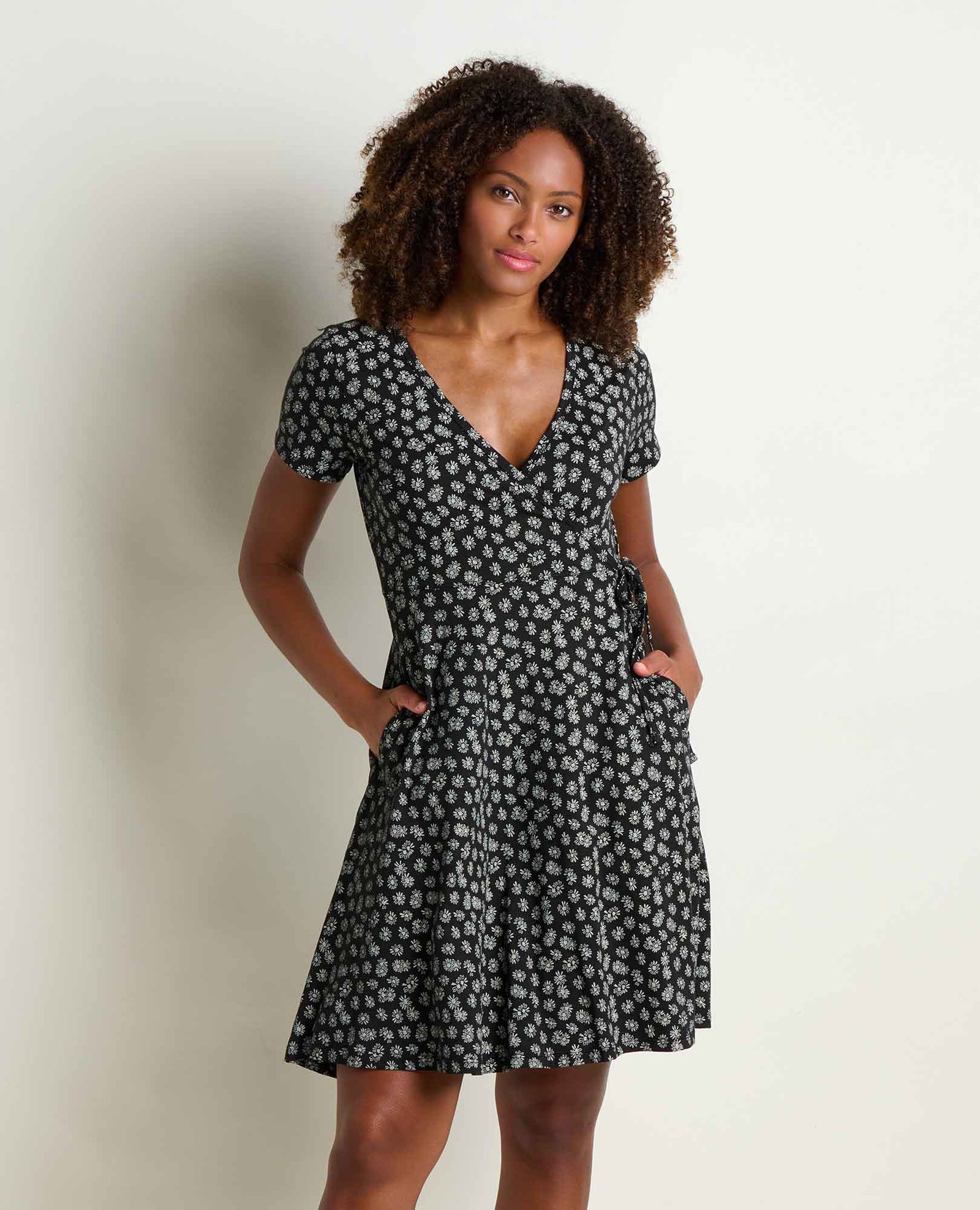 Image of Freesia Wrap Dress