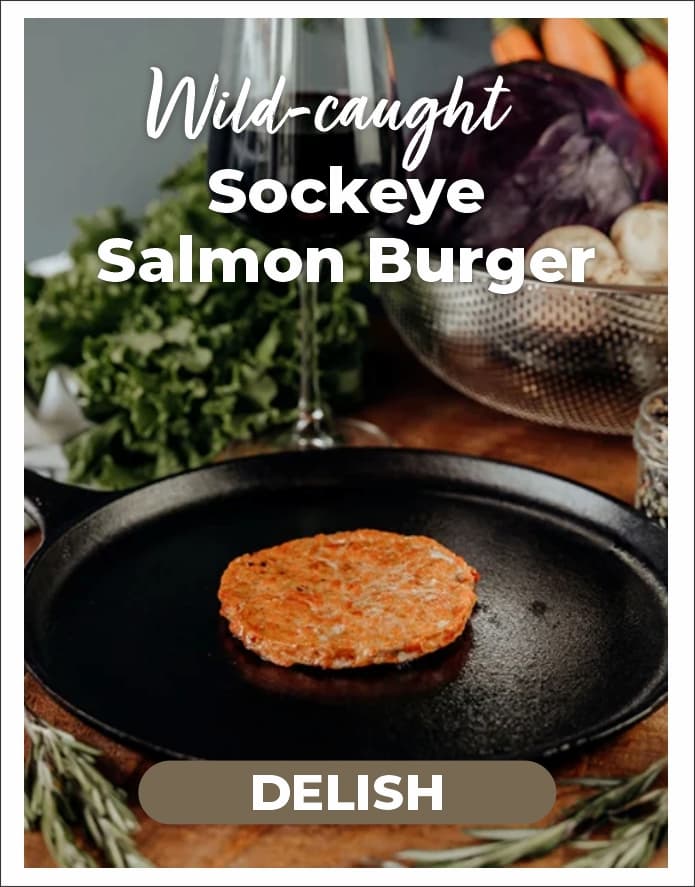 Sockeye Salmon Burger