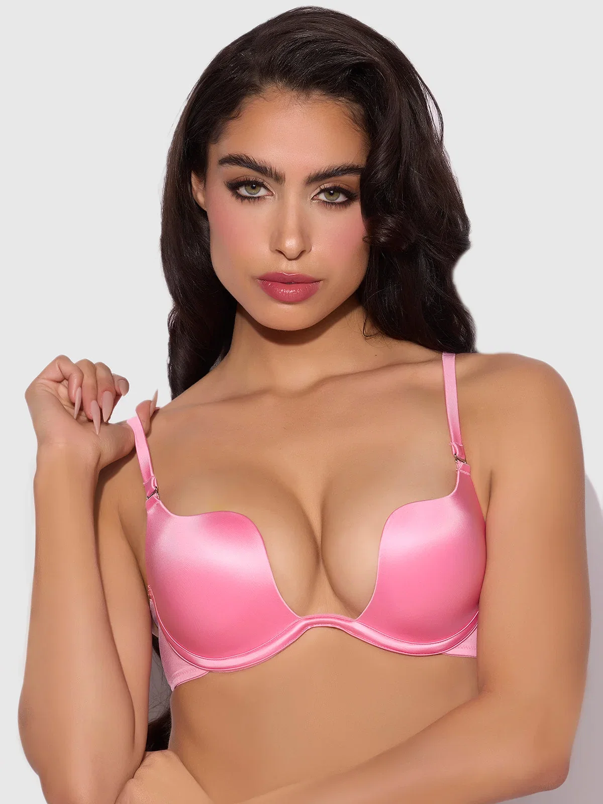 Image of Rising Star Plunge Push Up Bra