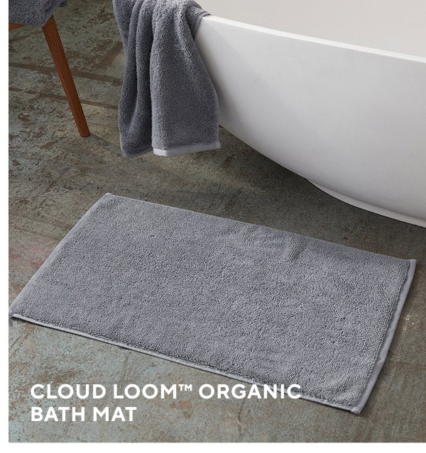 Cloud Loom Organic Bath Mat