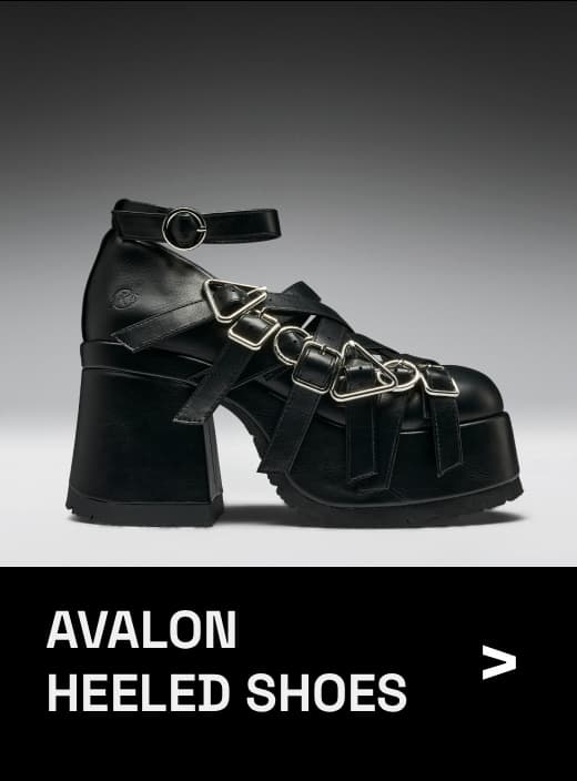 Avalon Strappy Heeled Shoes- Ebony