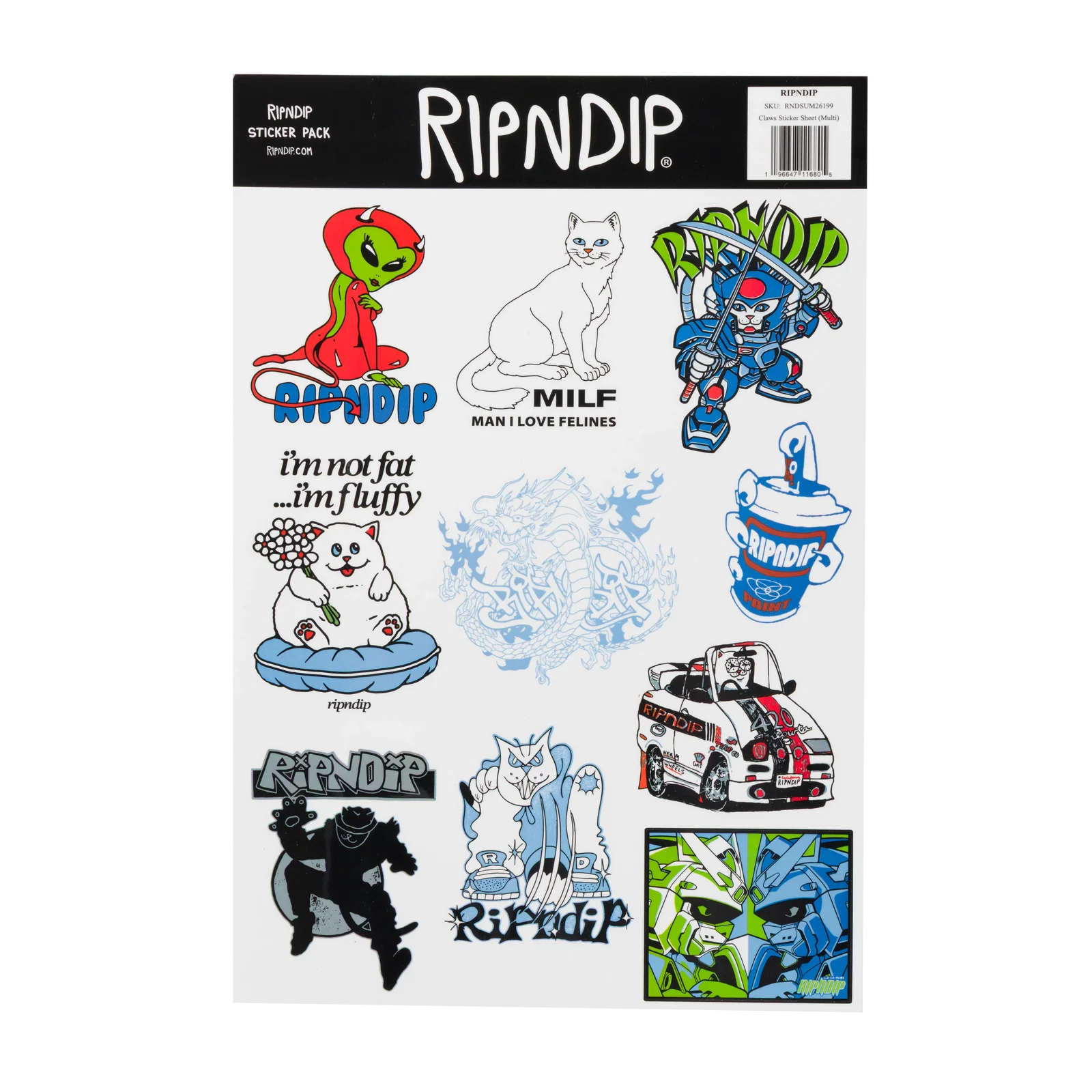 Image of Claws Sticker Sheet (Multi)