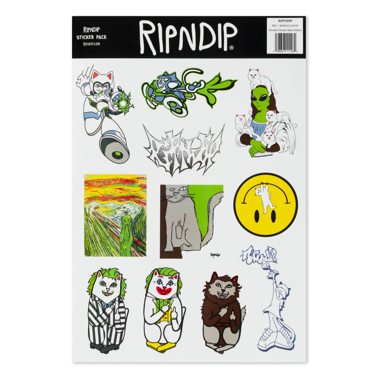Image of Nermhol Sticker Sheet (Multi)
