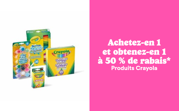 Offre hebdomadaire montrée. Magasinez maintenant.