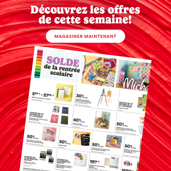 Découvrez les offres de cette semaine – Magasiner maintenant