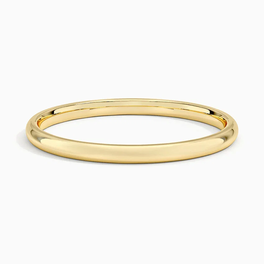 Image of 14K Yellow Gold 1.5mm Slim Profile Wedding Ring