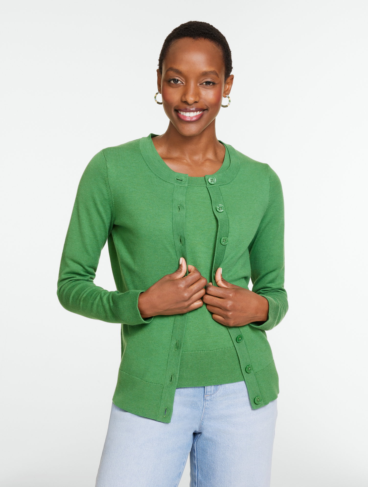 Image of Charming Cardigan - Wide Placket