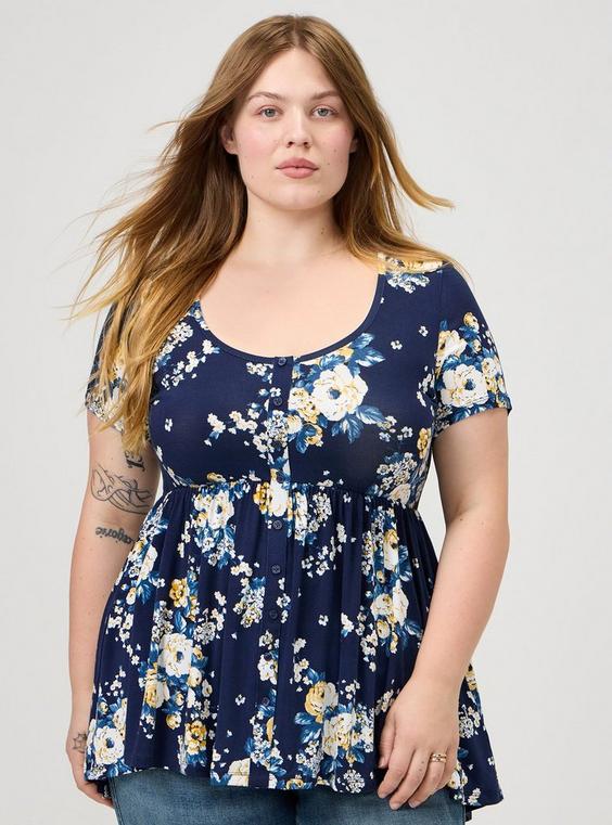 Super Soft Hi-Low Babydoll Tunic