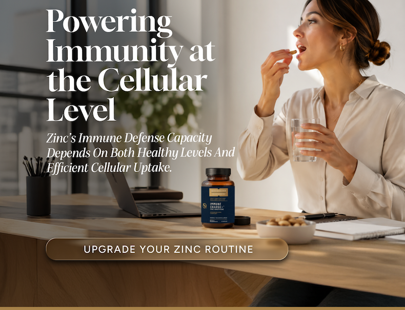 Power immunity at the cellular level with zinc