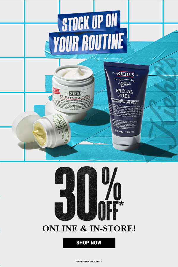 STOCK UP ON YOUR ROUTINE