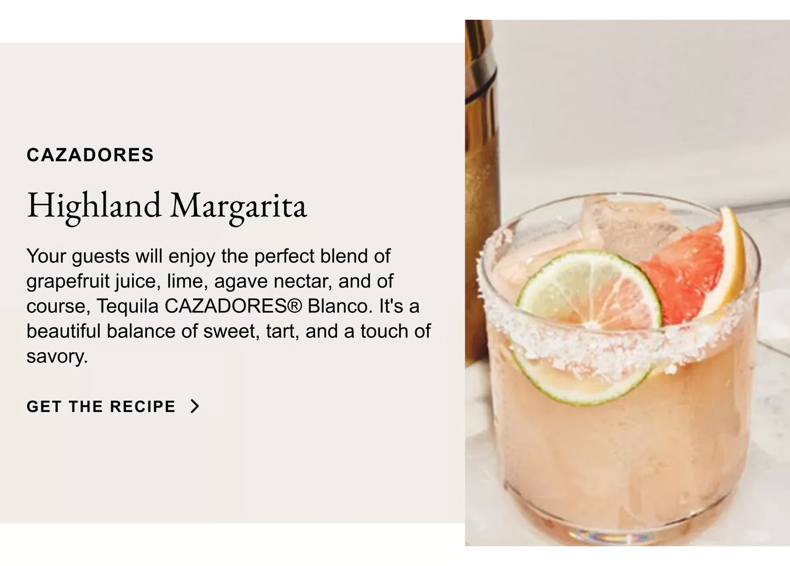 Cazadores Highland Margarita - Get The Recipe