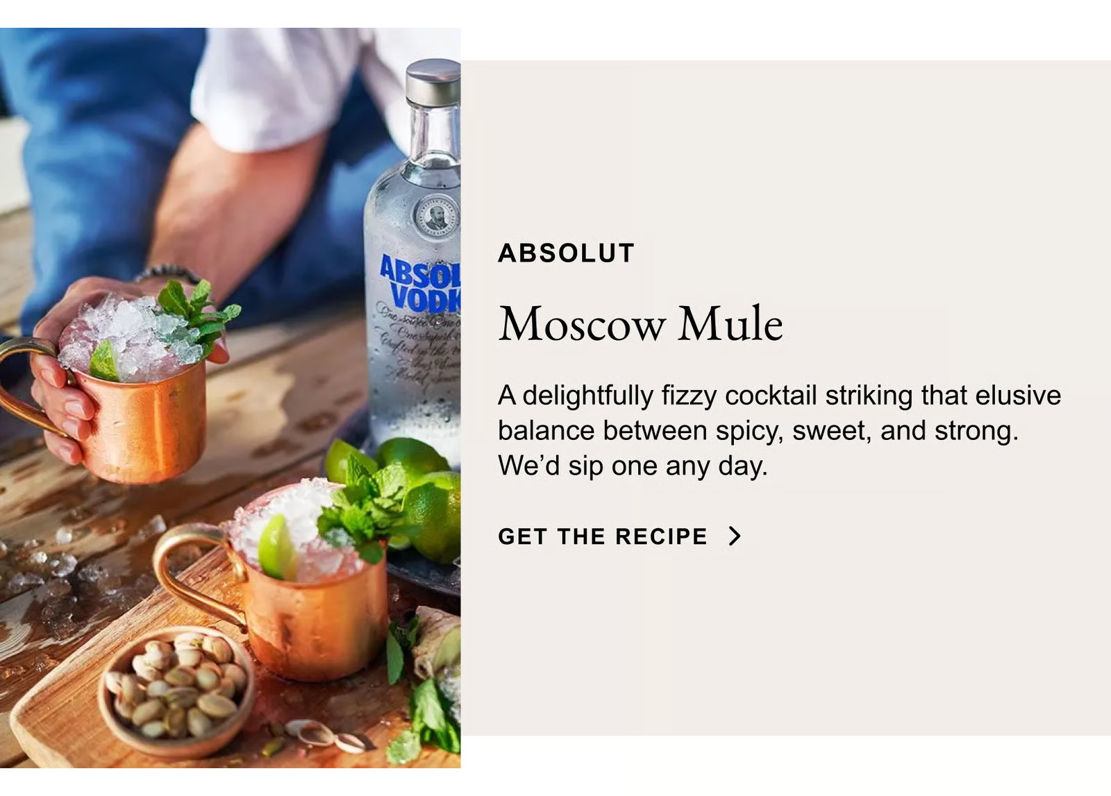 Absolut Moscow Mule - Get The Recipe