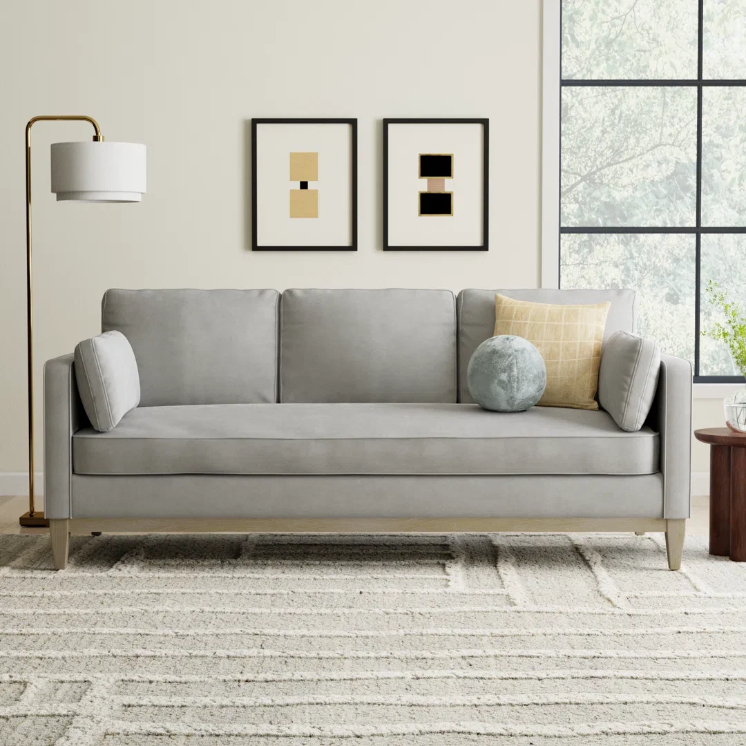 Pera 84'' Upholstered Sofa