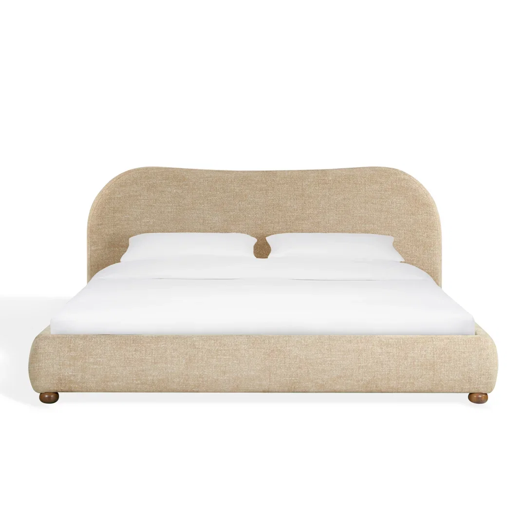 Liza Velvet Upholstered Bed