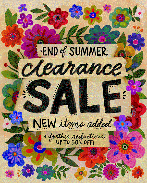 ENDOFSUMMERCLEARANCESALEGRAPHIC