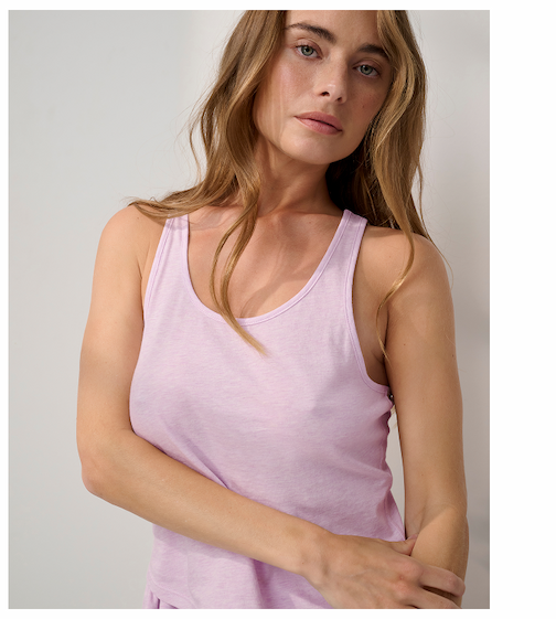 organic pima curved hhem tank 
