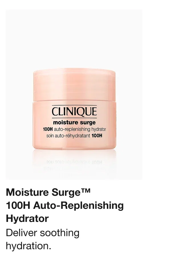 Moisture Surge™ 100H Auto-Replenishing Hydrator | Deliver soothing hydration.