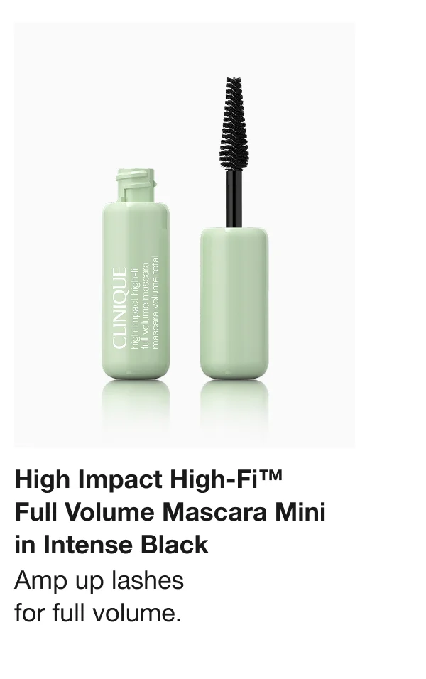 High Impact High-Fi™ Full Volume Mascara Mini in Intense Black | Amp up lashes for full volume.