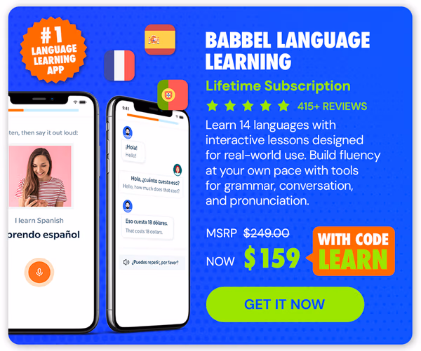 Babbel Language Learning: Lifetime Subscription (All Languages)