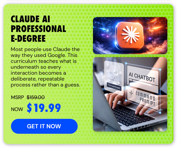 Claude AI Professional E-Degree