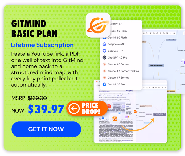 GitMind Basic Plan: Lifetime Subscription