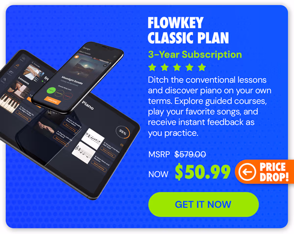 Flowkey Classic Plan: 3-Year Subscription