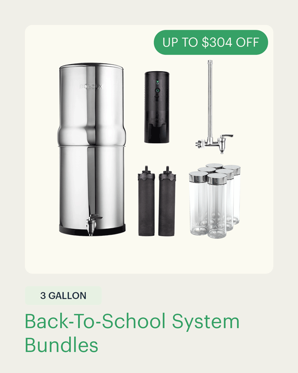 Up to $304 OFF Back-To-School 3-Gallon System Bundles