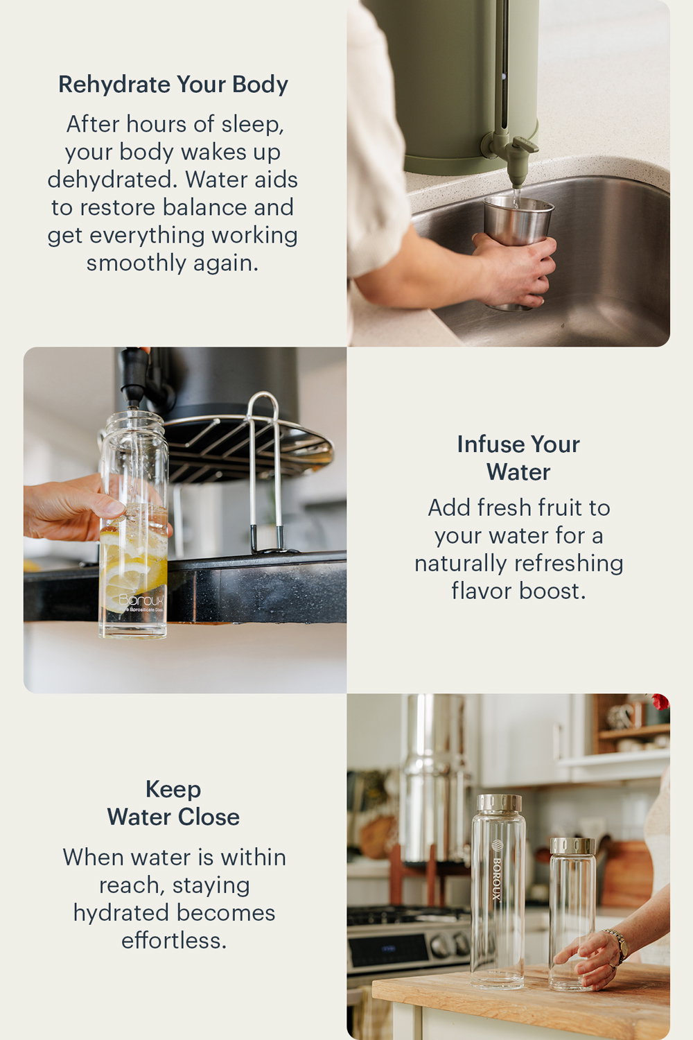 Rehydrate Your Body | Infuse Your Water | Keep Water Close