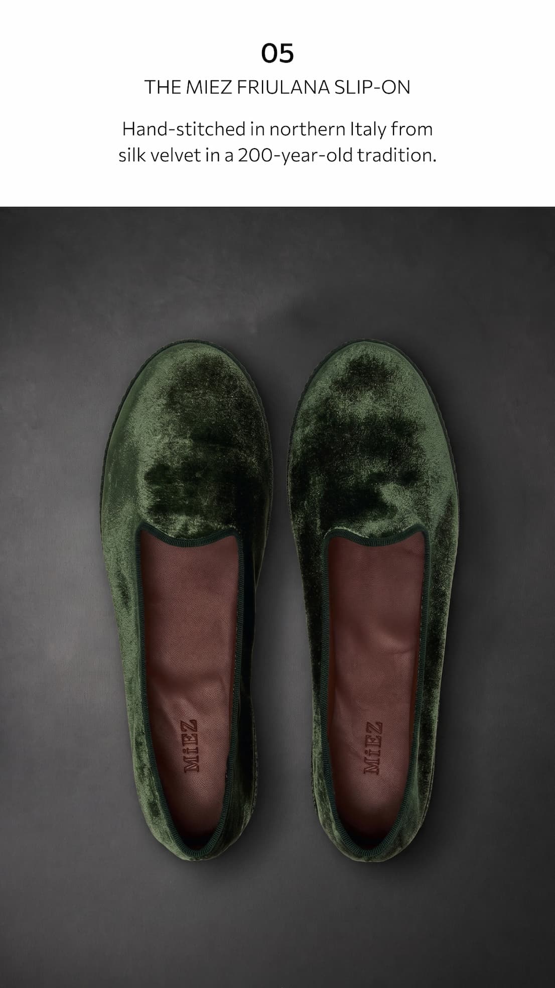 SHOP THE MIEZ FRIULANA SLIP-ON