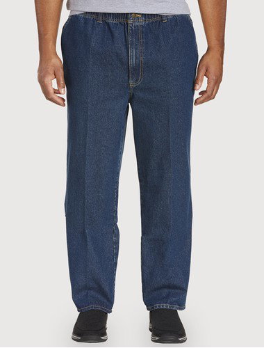 Full-Elastic Waist Jeans