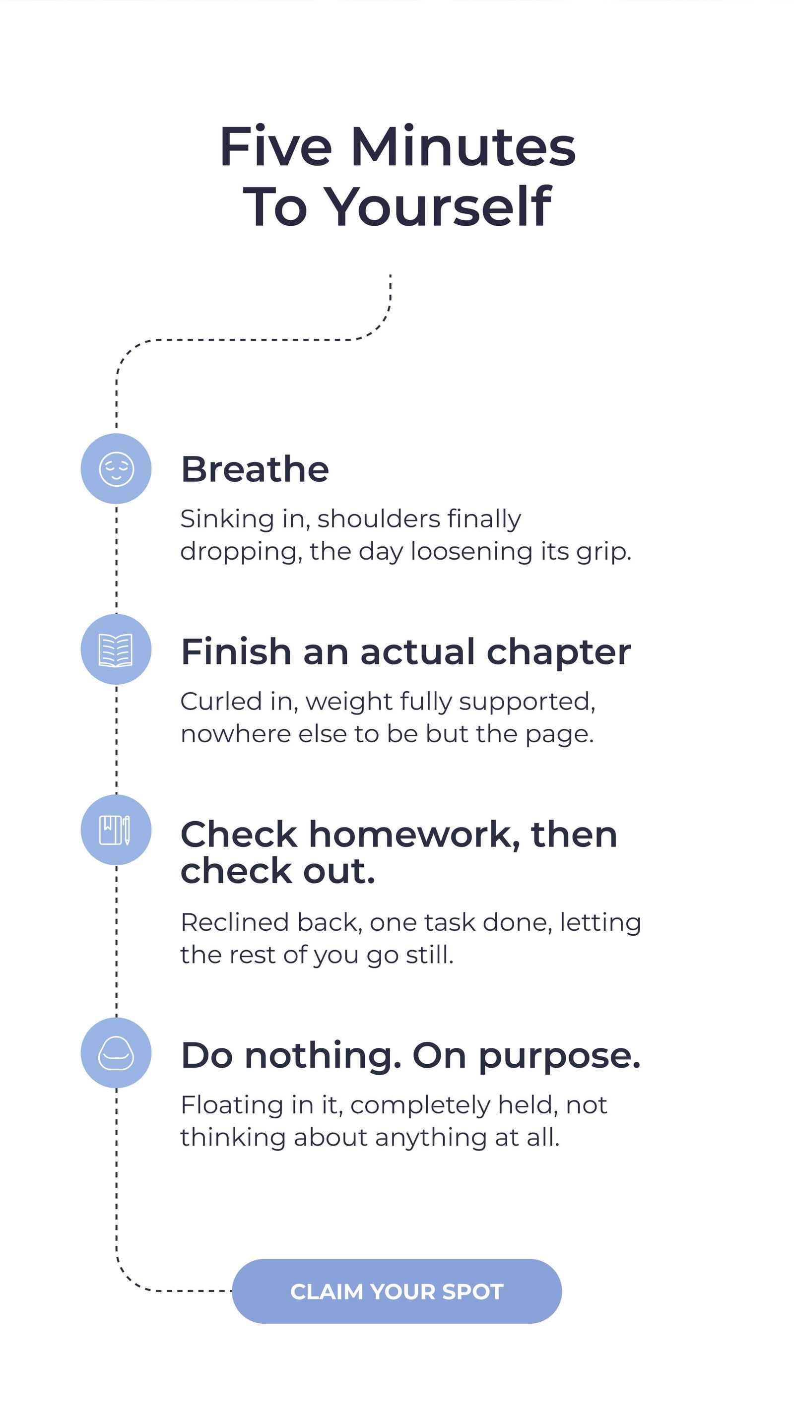 Five Minutes To Yourself