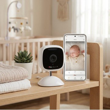 Masimo Stork Baby Video Monitoring System Monitor 2K HD Camera Two-Way Audio