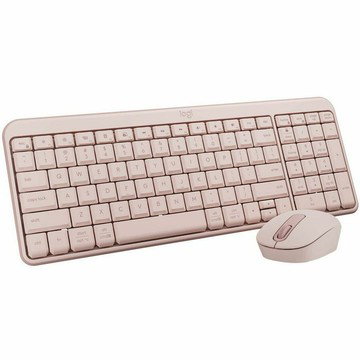 Logitech MK250 Bluetooth Wireless Mouse and Keyboard Combo - Rose