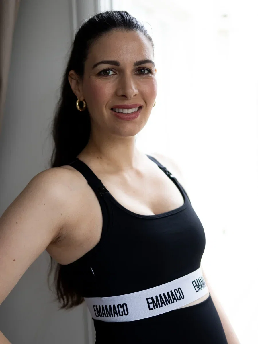 Aware Nursing Sports Bra - Black