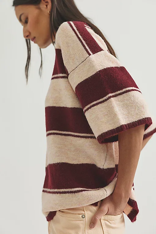 Margot Stripe Softspun Sweater Tee