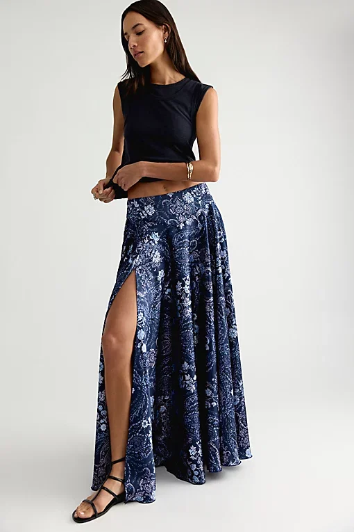 Chilco Printed Maxi Skirt