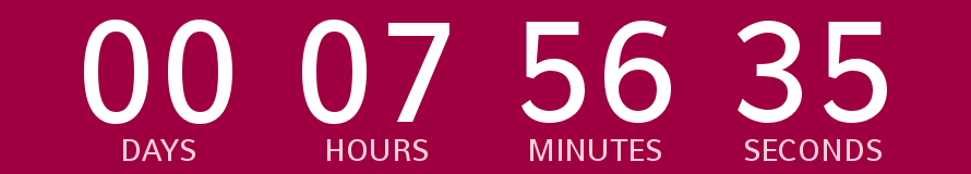 Flash sale countdown