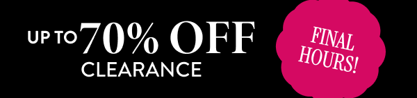 Up To 70% Off Clearance