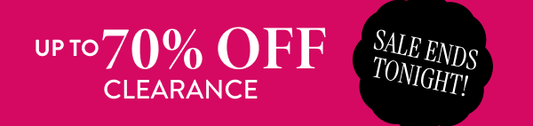 Up To 70% Off Clearance