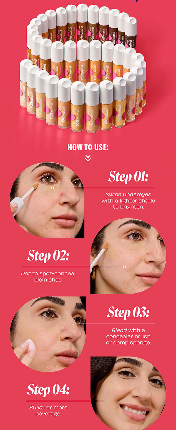 Shop our NEW Porefessional Concealer