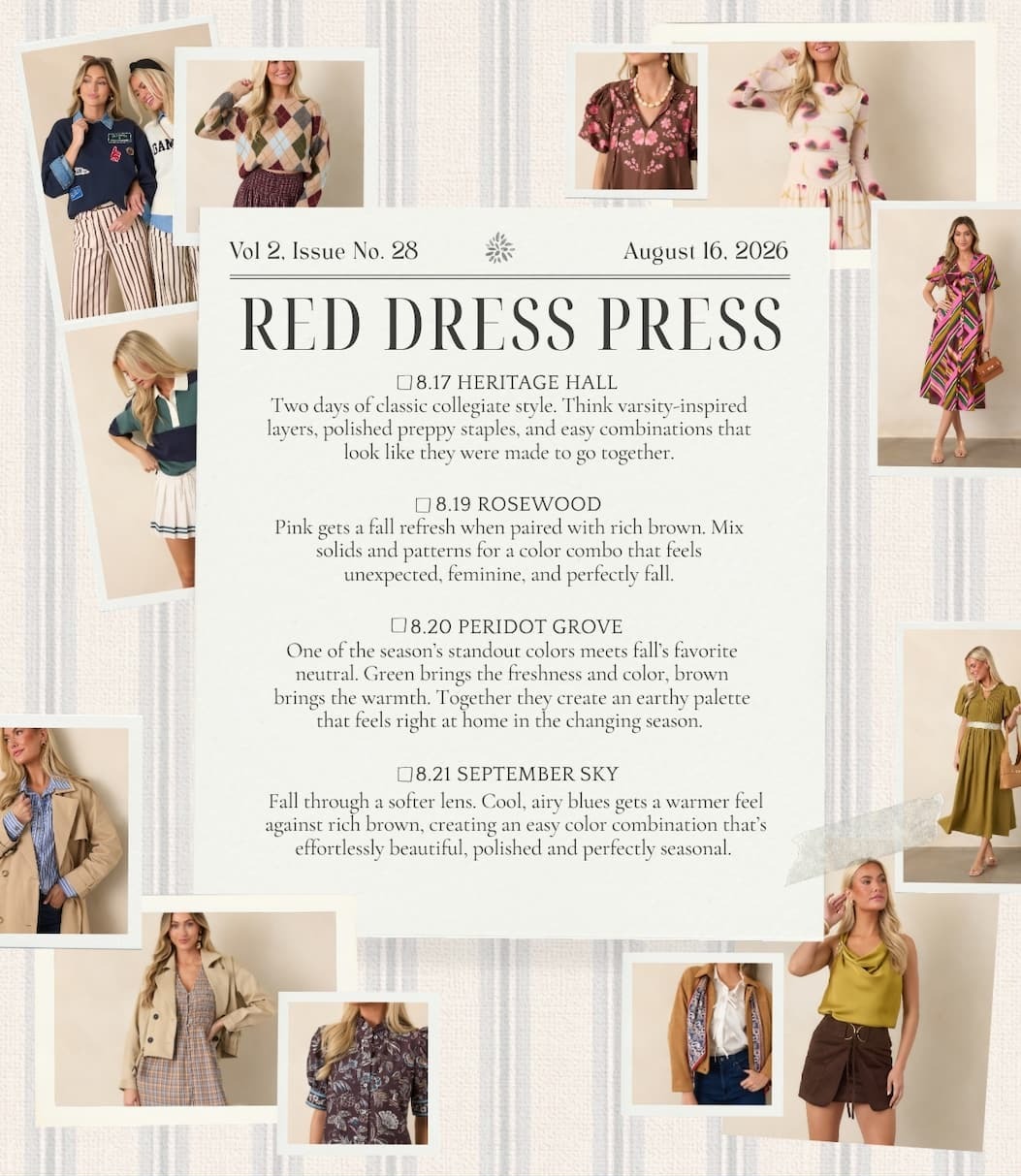 "Red Dress Press."