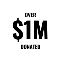 Over $1,000,000 donated