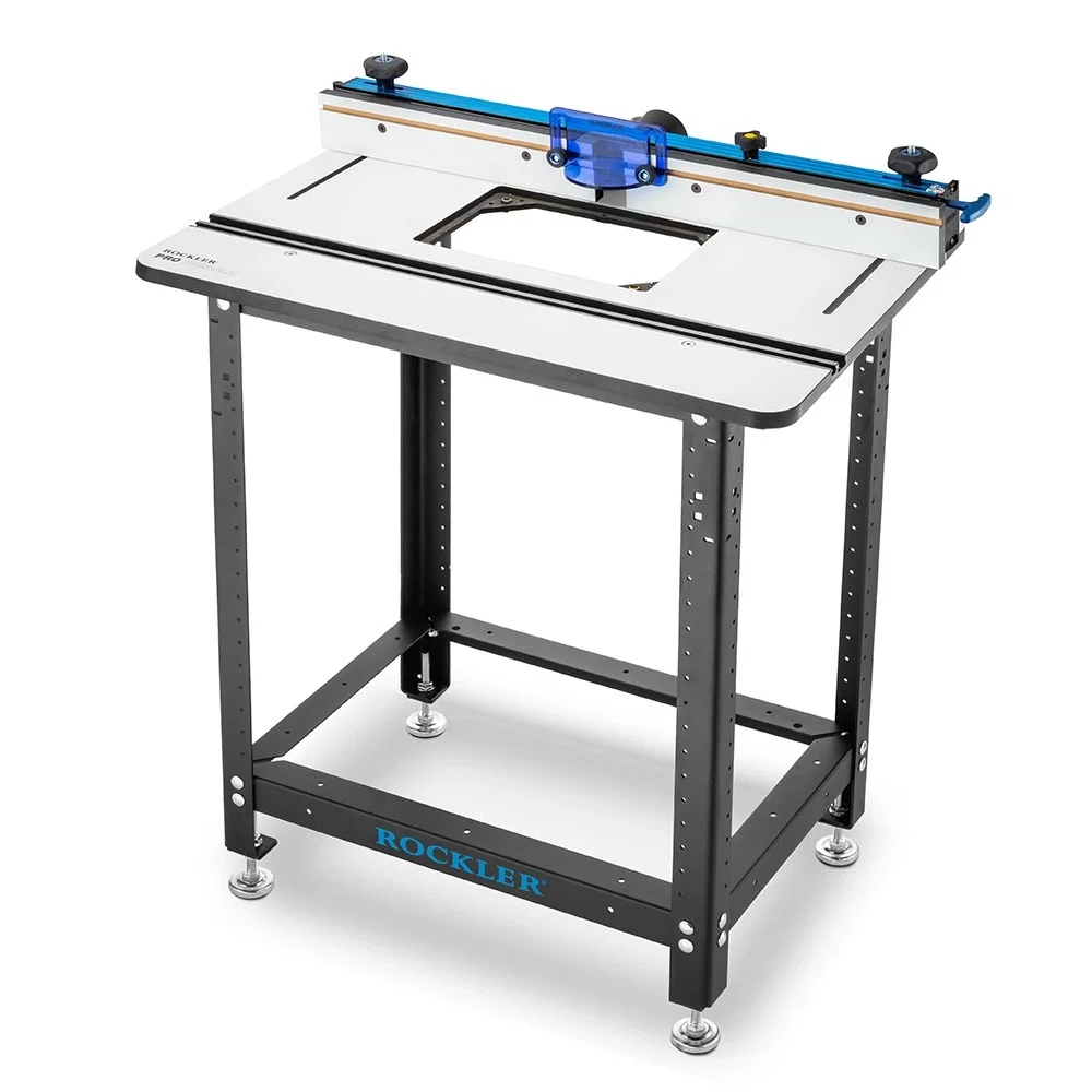 Rockler Phenolic Router Table with ProMax Fence and Rock-Steady Stand Value Pack