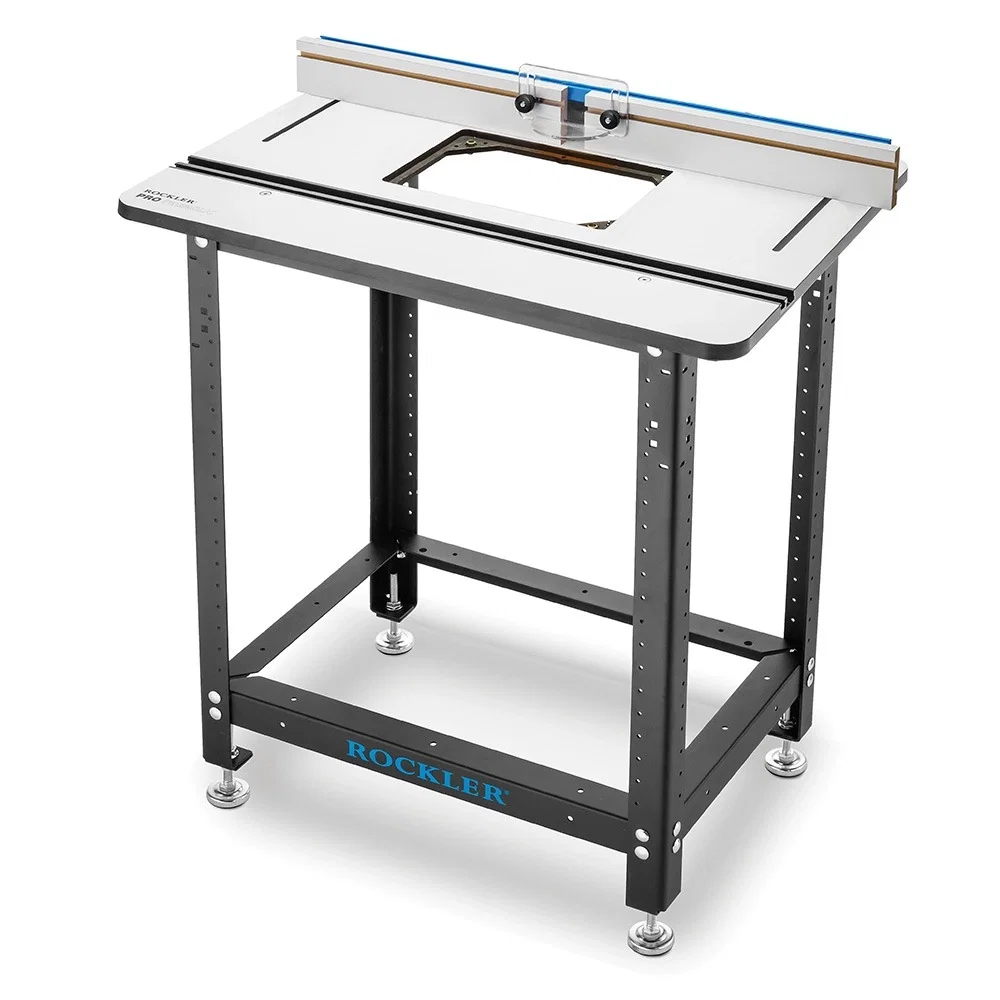 Rockler Phenolic Router Table with Fence and Rock-Steady Stand Value Pack